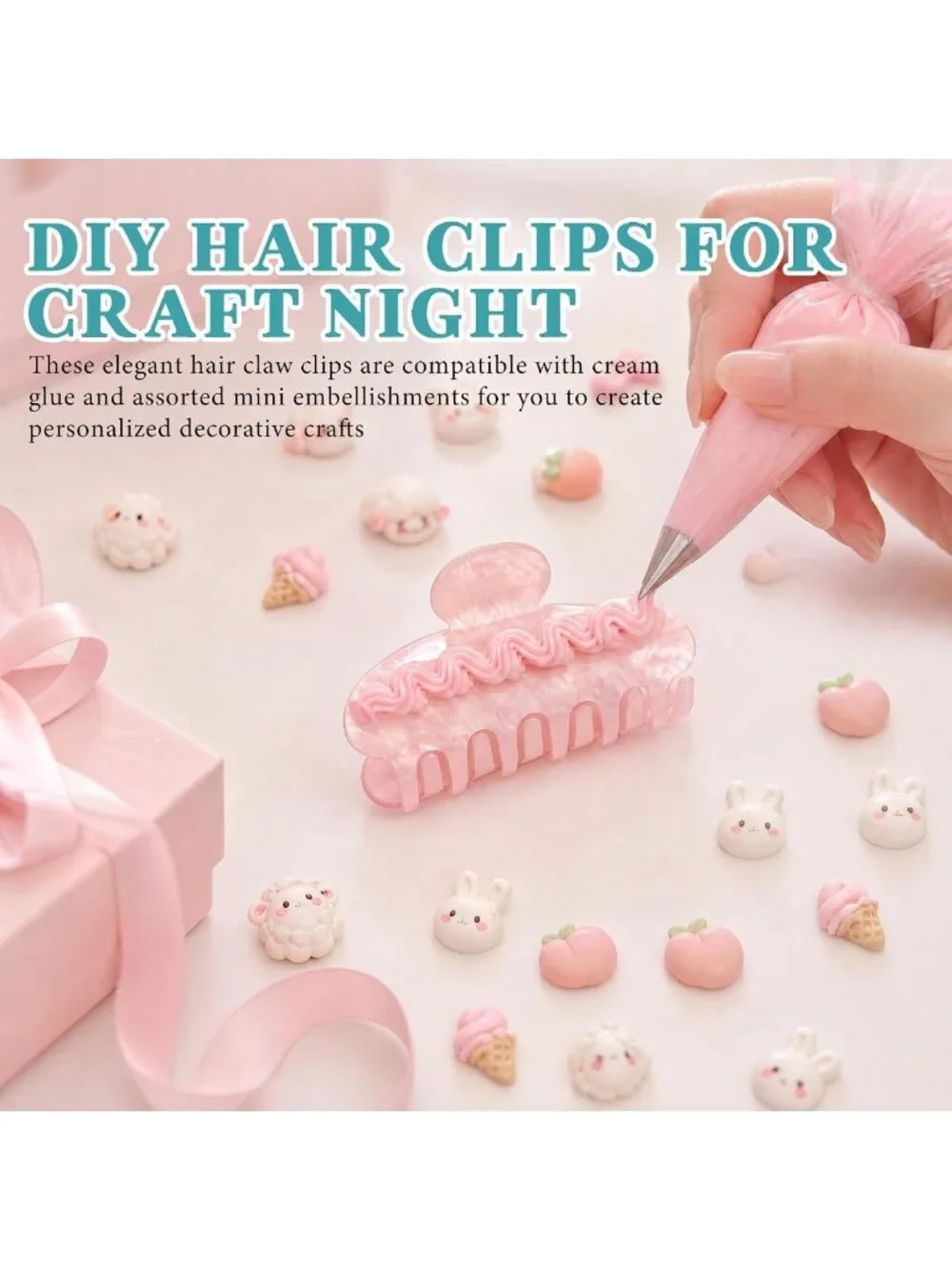 10pcs Colorful Acrylic Hair Claw Clips - Large Cute Fashion Accessories for
